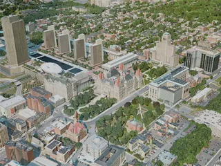 Albany City, USA (2020) 3D Model