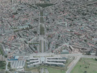 Antwerp City, Belgium (2020) 3D Model