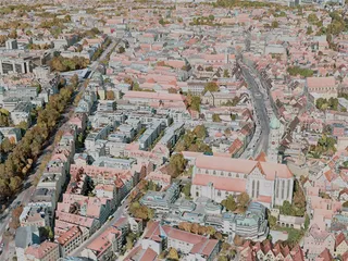 Augsburg City, Germany (2020) 3D Model