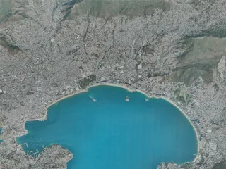Acapulco City, Mexico (2020) 3D Model