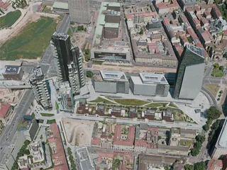 Milan City, Italy (2020) 3D Model