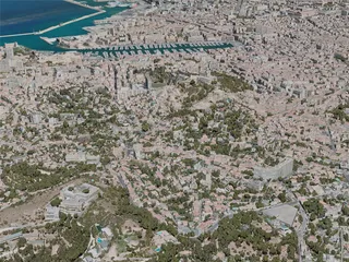 Marseille City, France (2020) 3D Model