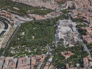 Madrid City, Spain (2020) 3D Model