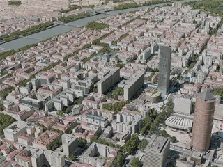 Lyon City, France (2020) 3D Model