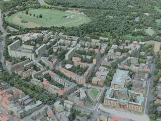 Leipzig City, Germany (2020) 3D Model