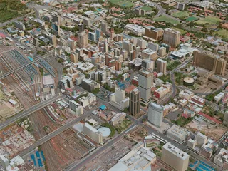 Johannesburg City, South Africa (2020) 3D Model