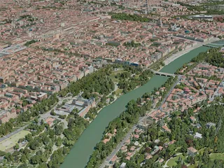 Turin City, Italy (2020) 3D Model