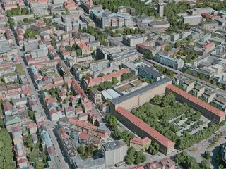 Stuttgart City, Germany (2020) 3D Model