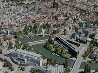 Strasbourg City, France (2020) 3D Model