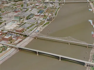 St. Louis City, USA (2020) 3D Model