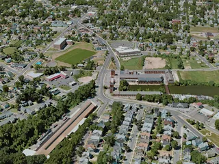 Springfield City, MA, USA (2020) 3D Model