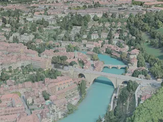 Bern City, Switzerland (2020) 3D Model