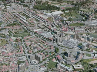 Braga City, Portugal (2020) 3D Model