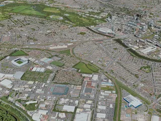 Cardiff City, UK (2020) 3D Model