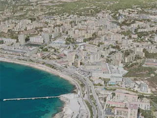 Ajaccio City, France (2020) 3D Model