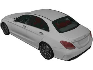 Mercedes-Benz C-Class (2018) 3D Model