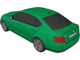Skoda Octavia RS (2017) 3D Model