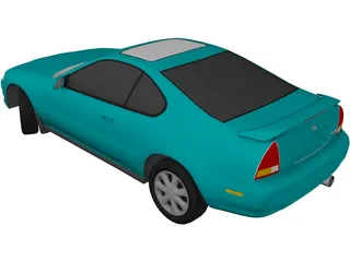 Honda Prelude (1993) 3D Model