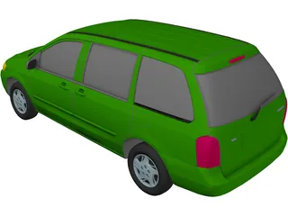 Mazda MPV (2000) 3D Model