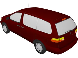 Toyota Sienna (1998) 3D Model