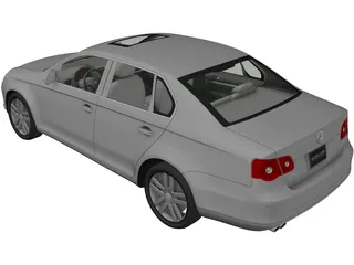 Volkswagen Jetta (2006) 3D Model