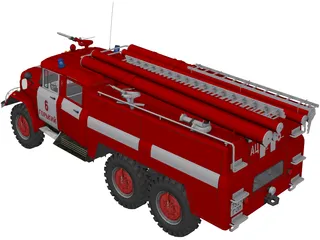 ZIL 131 AC40 (1970) 3D Model