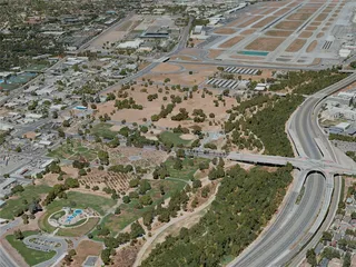 San Jose Airport, CA, USA (2020) 3D Model