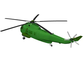 Sikorsky VH-3D Sea King (Presidential) 3D Model