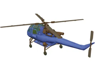 Westland Wasp 3D Model