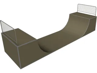 Ramp for Skeating 3D Model