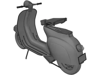 Scooter Vespa 3D Model