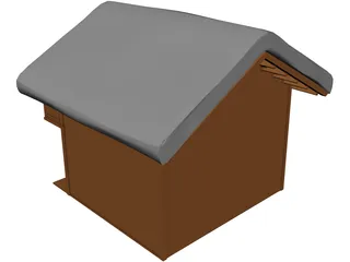 Timber Ski Chalet 3D Model