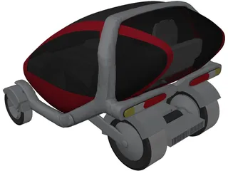 MIT POD Car 3D Model
