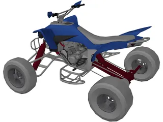 Yamaha Quad 3D Model