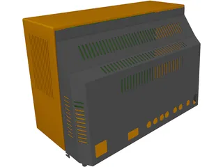 Old TV 3D Model