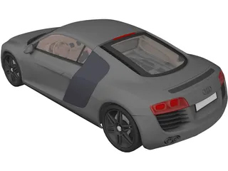 Audi R8 3D Model