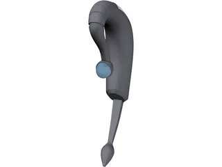 Bluetooth Earpiece 3D Model