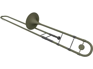 Trombone 3D Model