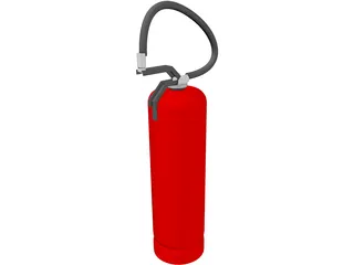 Fire Extinguisher 3D Model