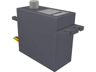 RC Hitec Servo HS-645MG 3D Model