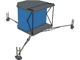 Philae Comet Probe (Rosetta Mission) 3D Model