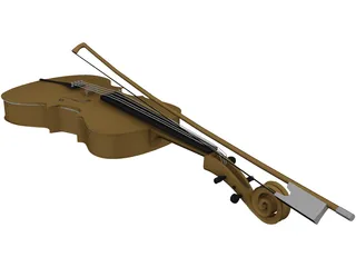 Violin 3D Model