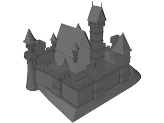 Czech Castle 3D Model