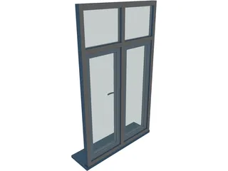 PVC Window 3D Model