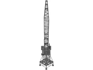 Port Crane 3D Model