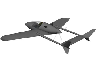 Small Turbine Single Seater 3D Model