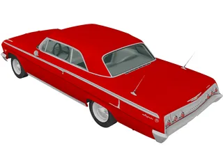Chevrolet Impala SS (1962) 3D Model
