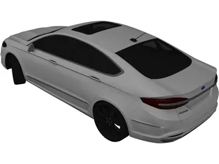 Ford Fusion Titanium (2018) 3D Model