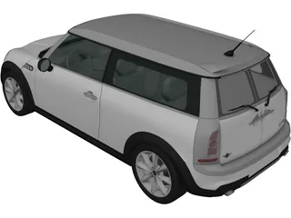 Mini Cooper S Clubman (2011) 3D Model