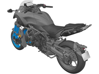 Yamaha NIKEN (2019) 3D Model